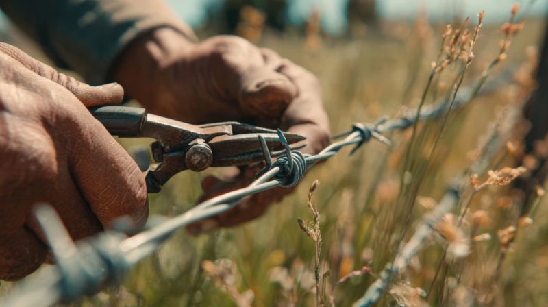 Pasture Fence Repair detail