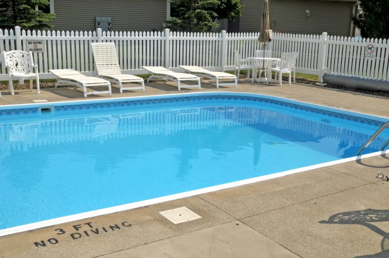 Pool Safety Fence in Use